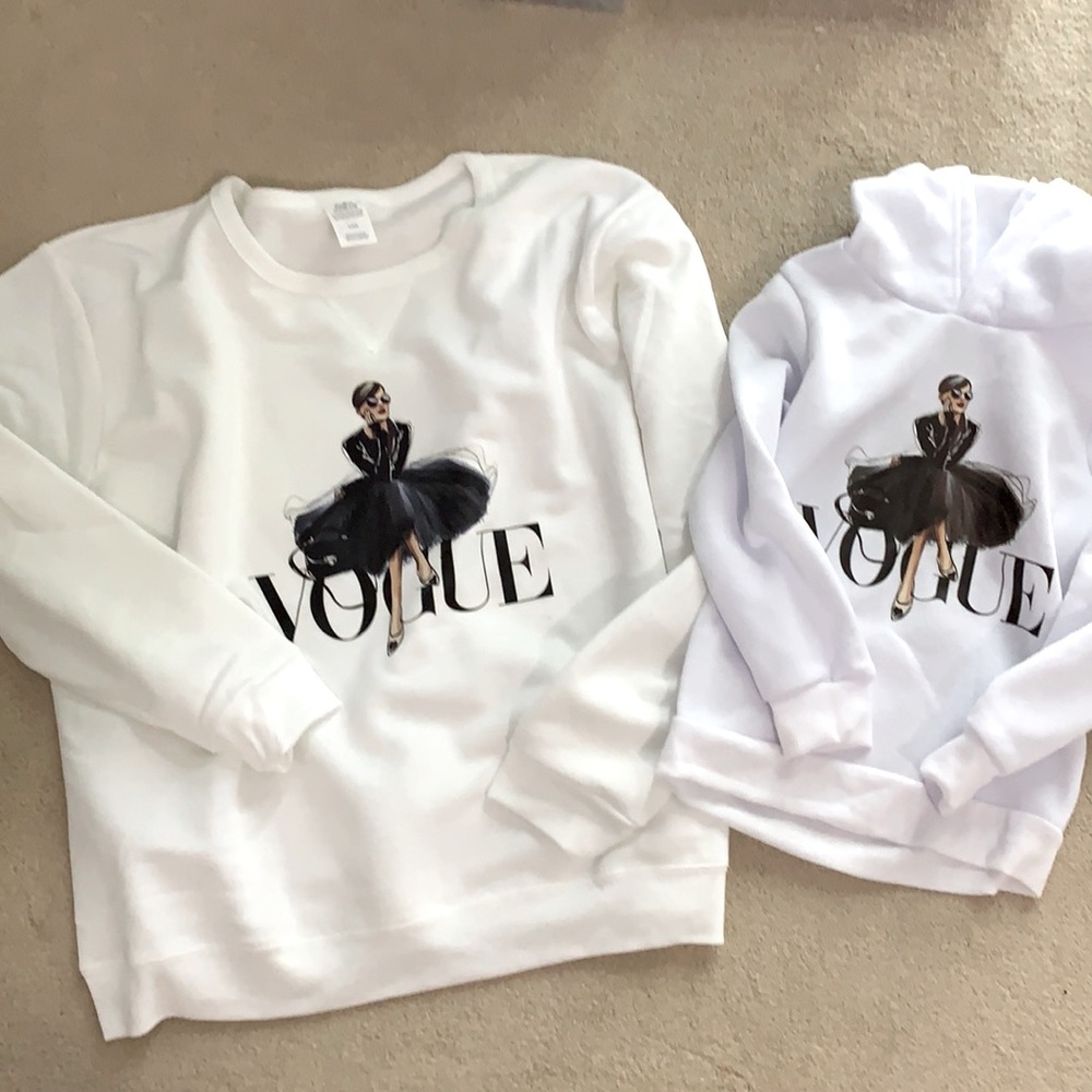 Mama and Minnie matching sweatshirts